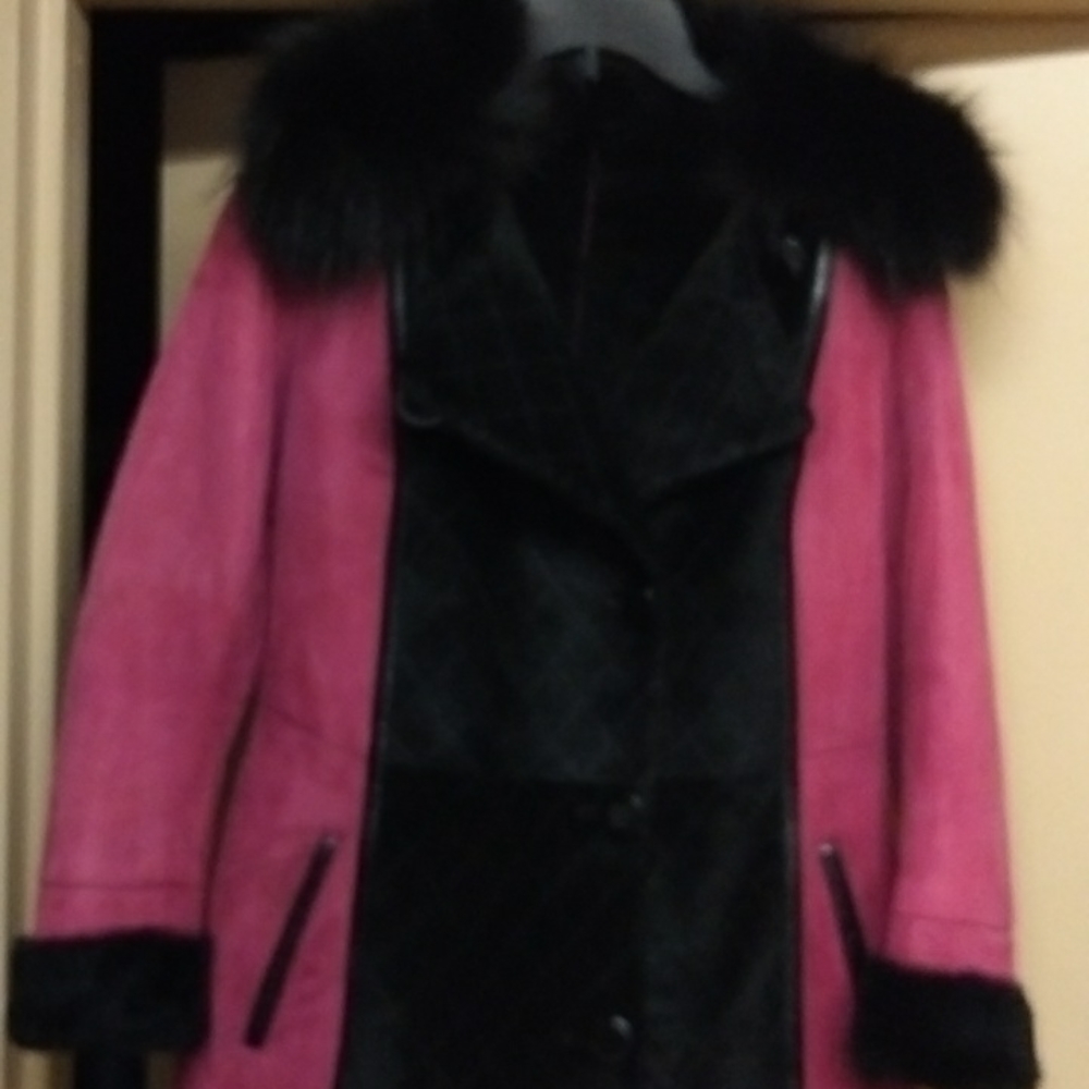 One of a kind by "DIVA" Custom Sherling coat